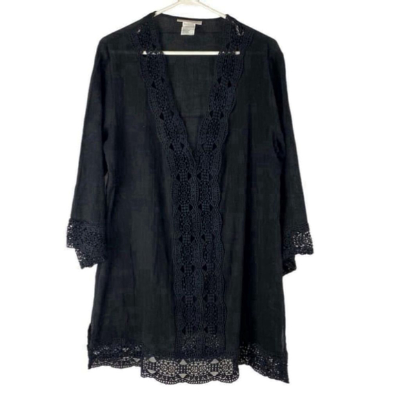 LA Blanca Cover Up Black Size S - Picture 1 of 7